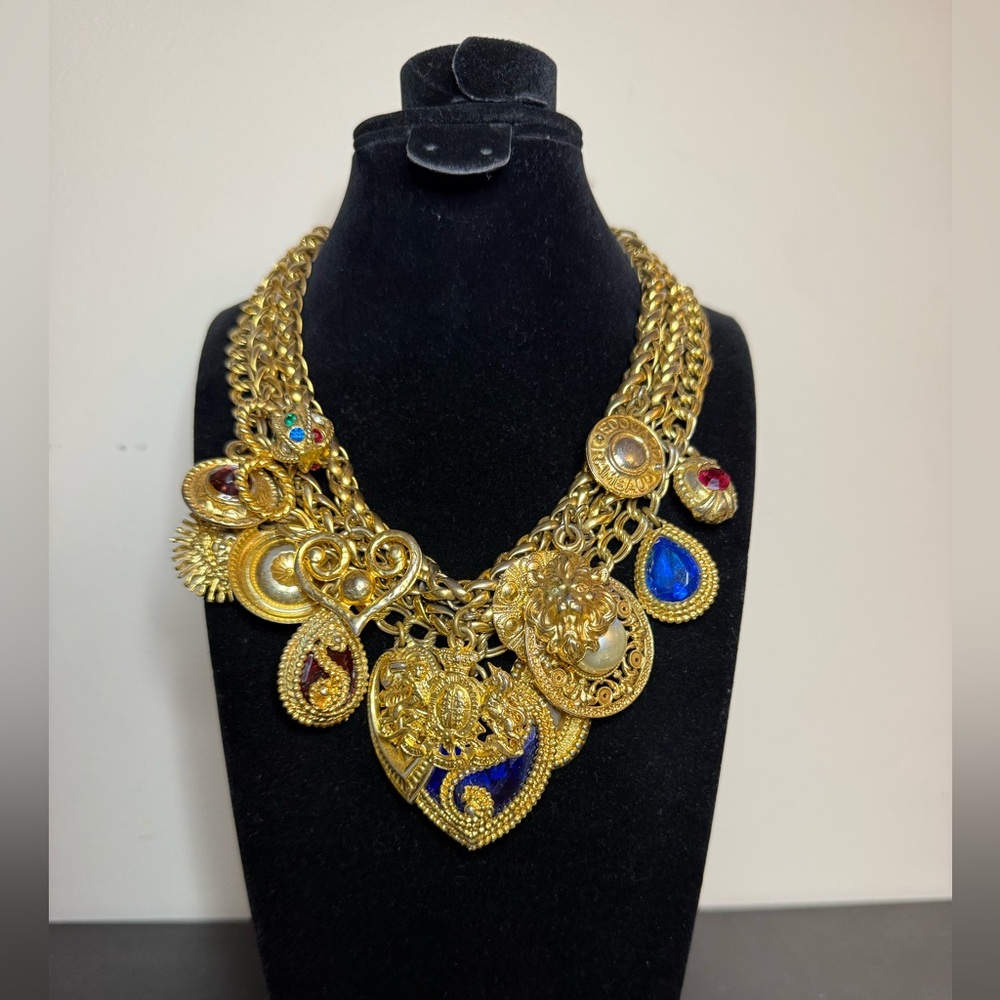 Édouard Rambaud Paris Signed 1980s Charm Necklace Women's